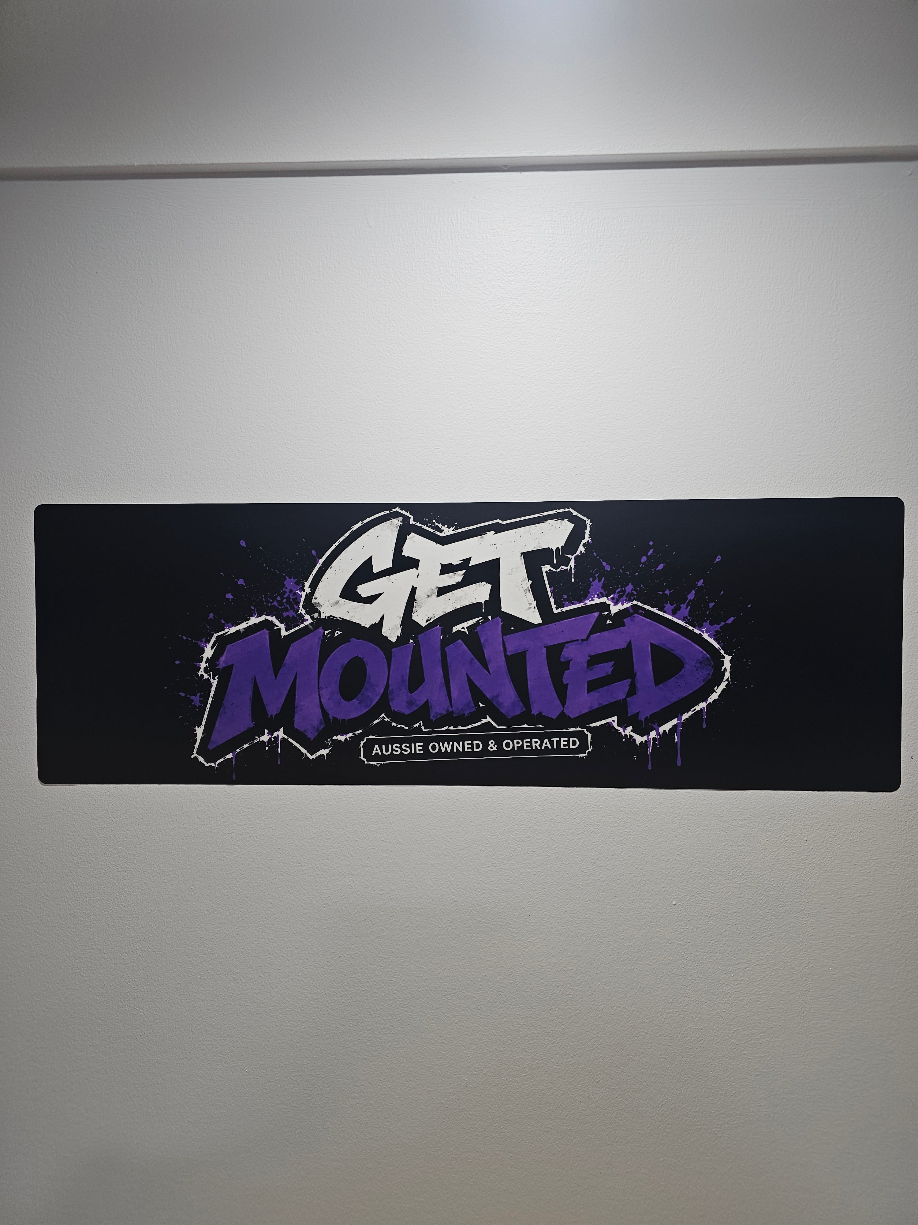 Get Mounted Sticker Large