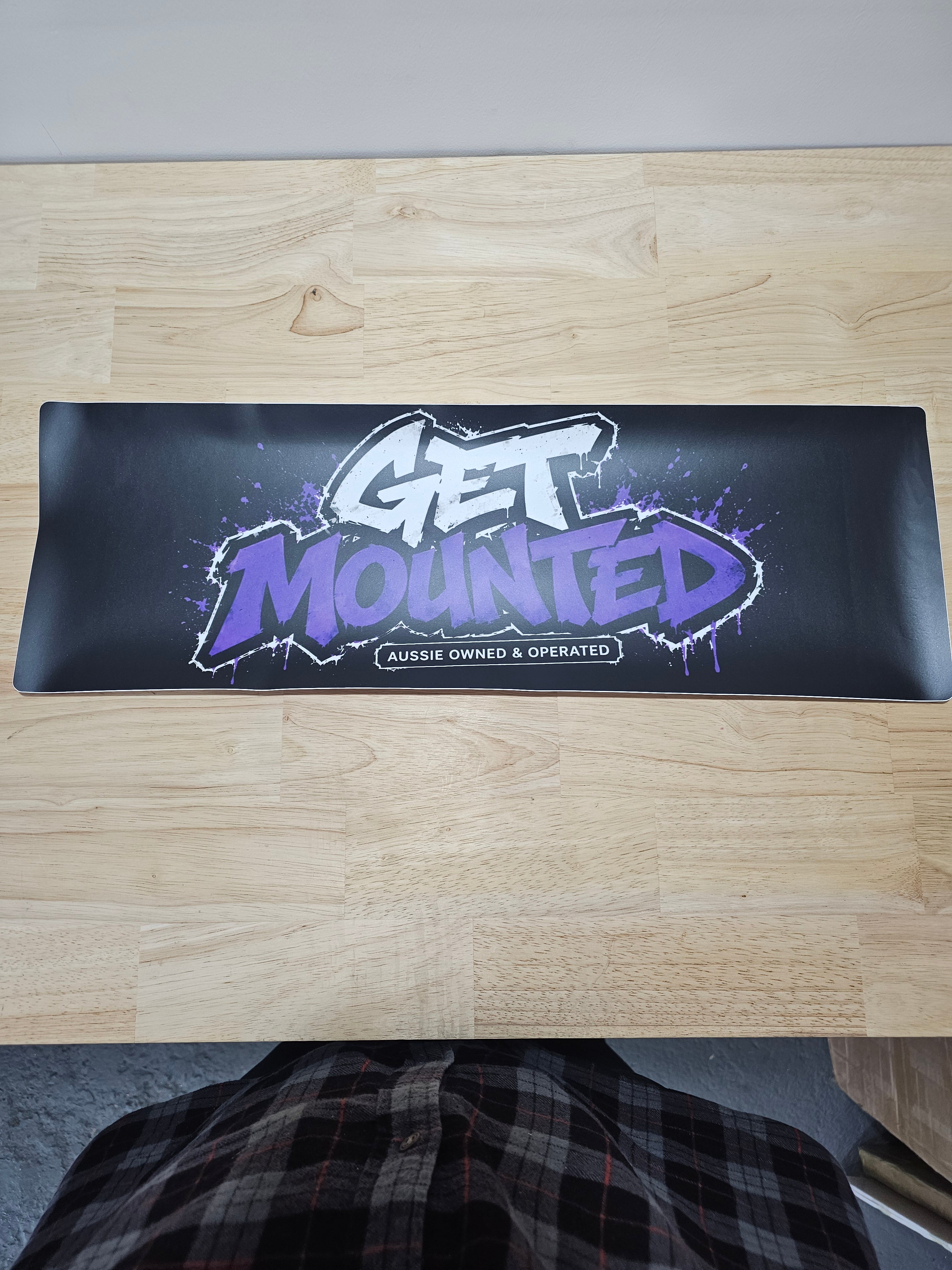 Get Mounted Sticker Large