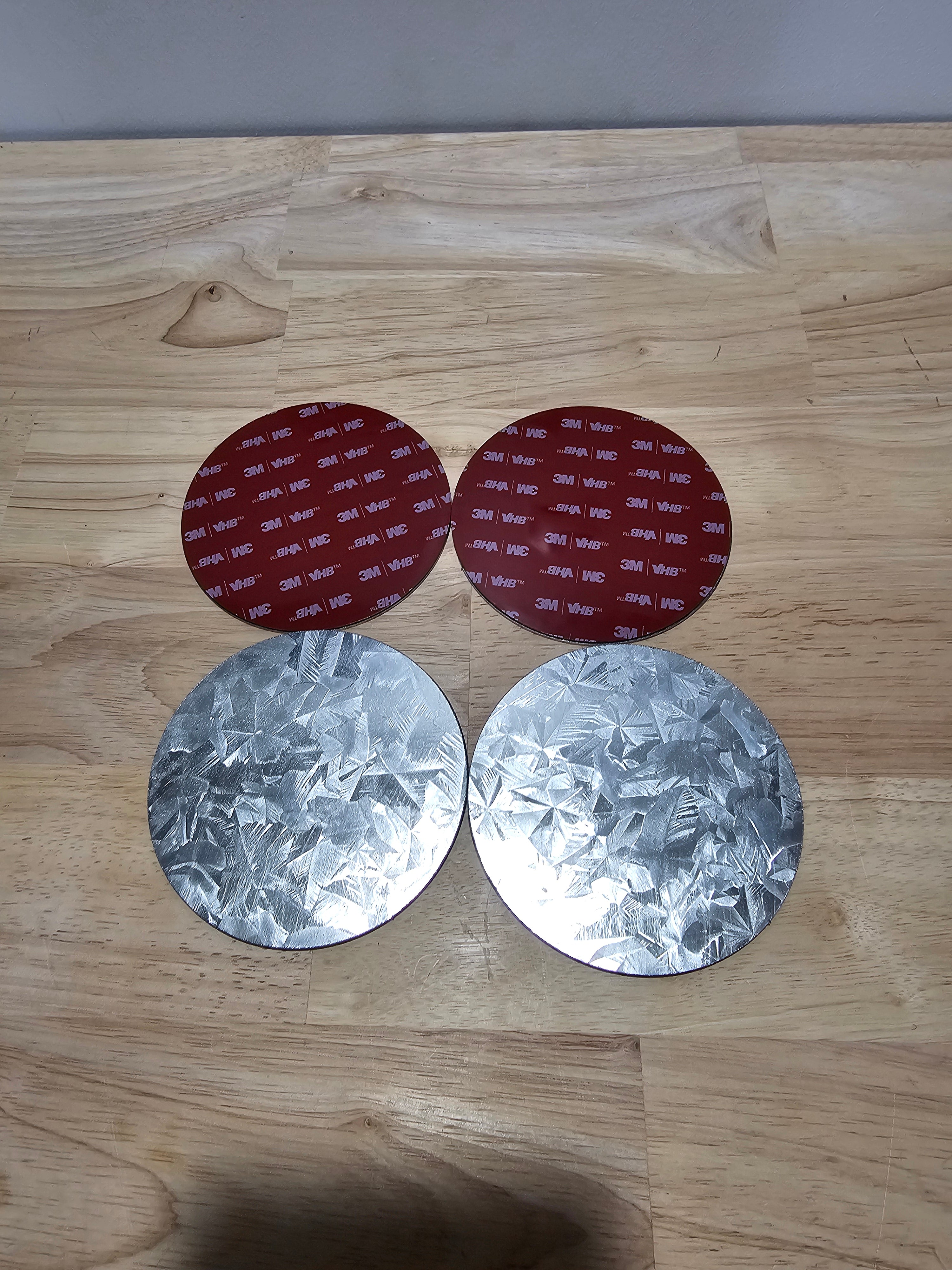 Get Mounted™ Universal Magnetic Mount Adhesive Base Plates for Gen 3 Dish (4 Pack)