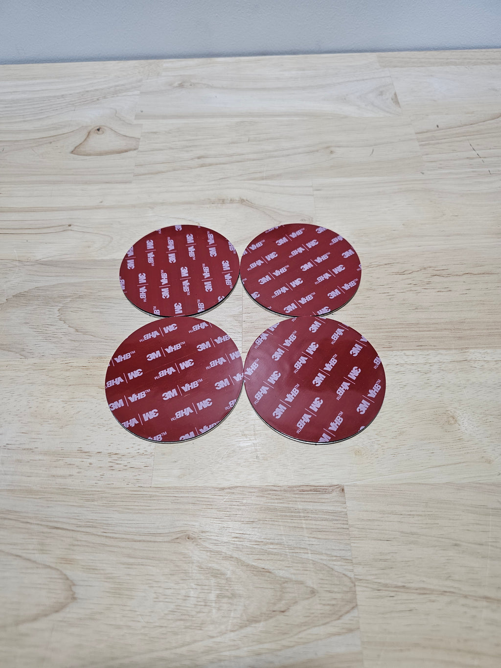 Get Mounted Universal Magnetic Mount Adhesive Base Plates (4 Pack)