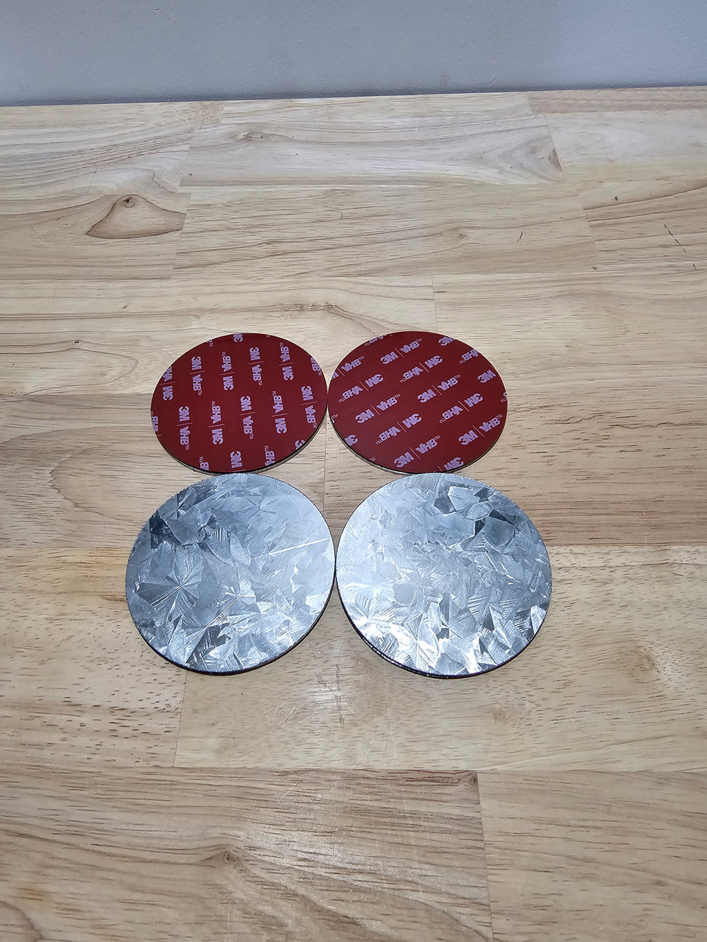 Get Mounted Universal Magnetic Mount Adhesive Base Plates (4 Pack)