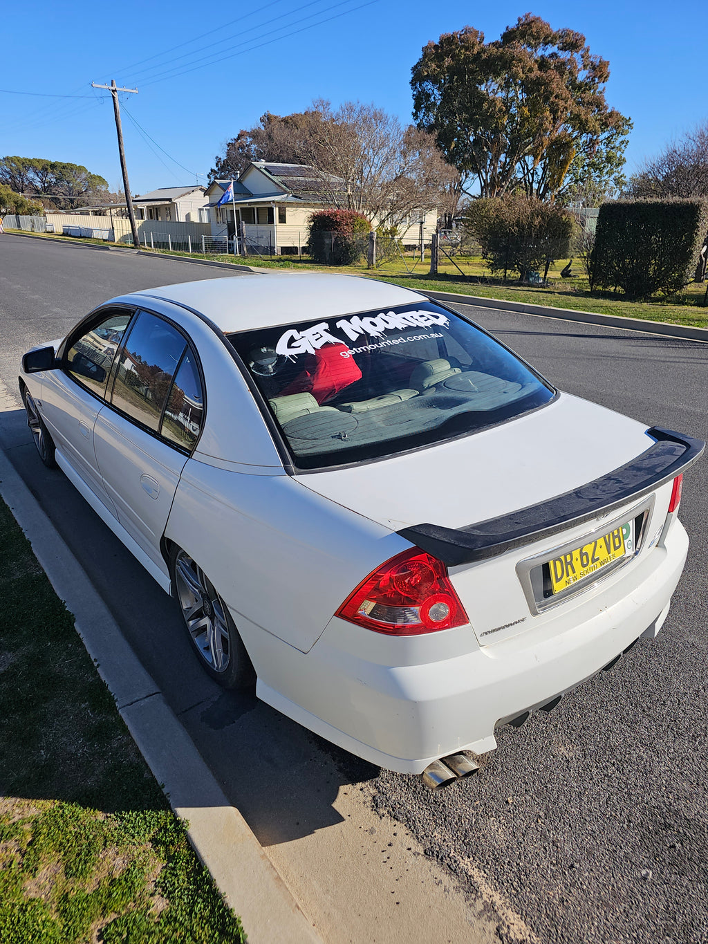 Get Mounted Rear Window Banner – Premium Vinyl Decal