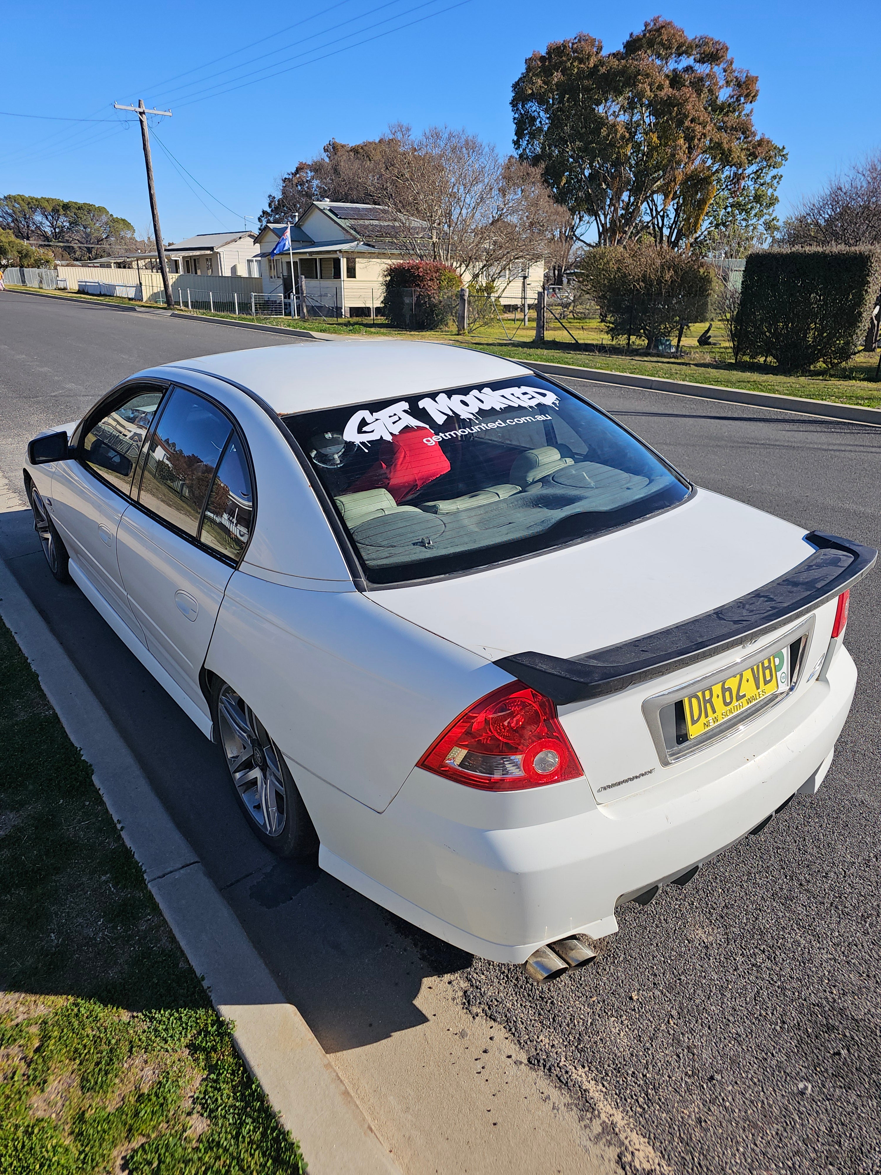 Get Mounted Rear Window Banner – Premium Vinyl Decal
