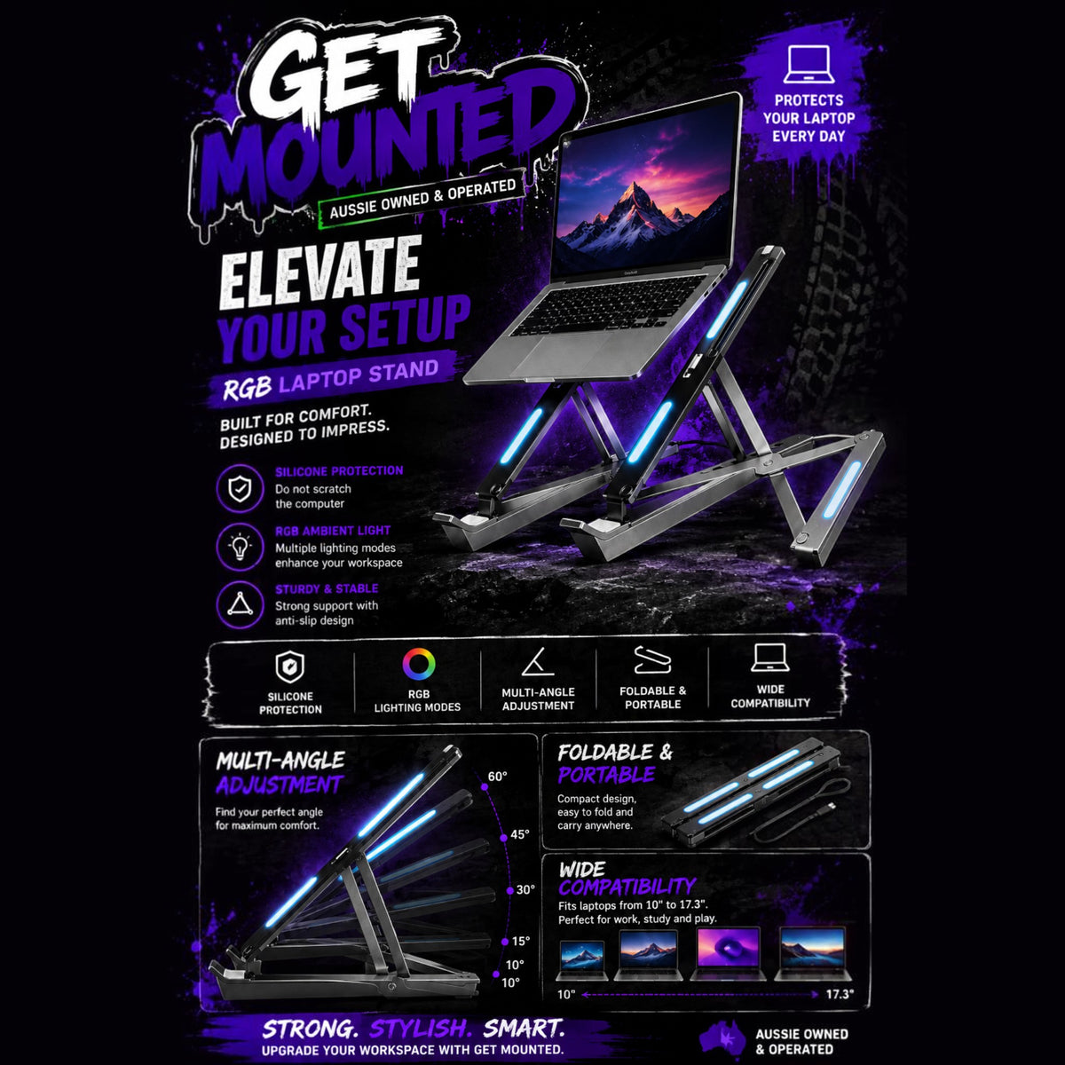 Get Mounted Laptop Stand