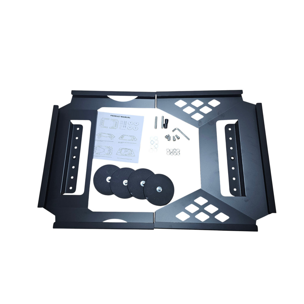 All the components of the Magnetic Mounts for Starlink Gen 3