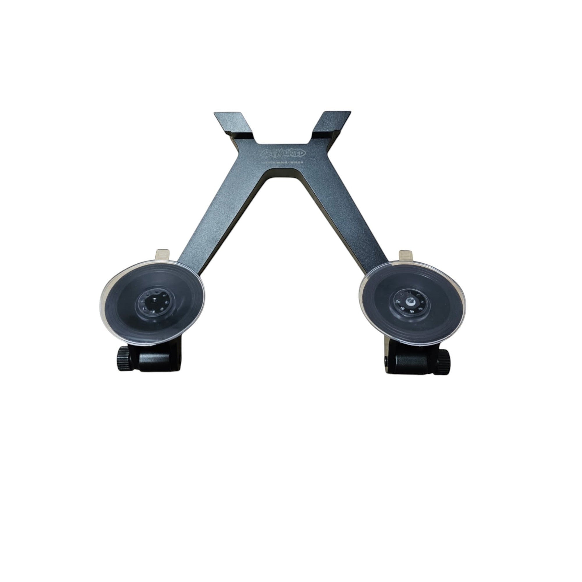 Get Mounted black dash suction mount for Starlink Mini with heavy-duty suction cups for secure vehicle installation.